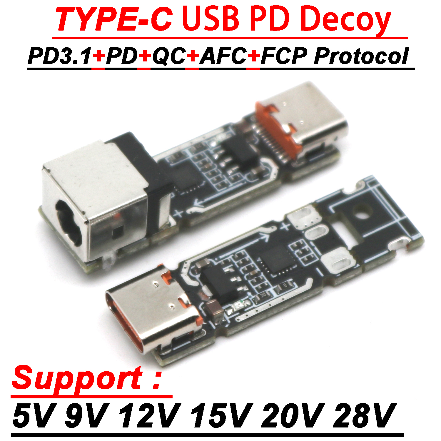 Diy Electronics Module 999 Store - PD3.1 140W 5A USB TYPE-C to