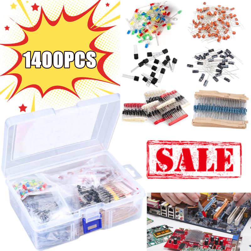 Diy Electronic Components - New 1400PCS Basic Electronic Components Kits