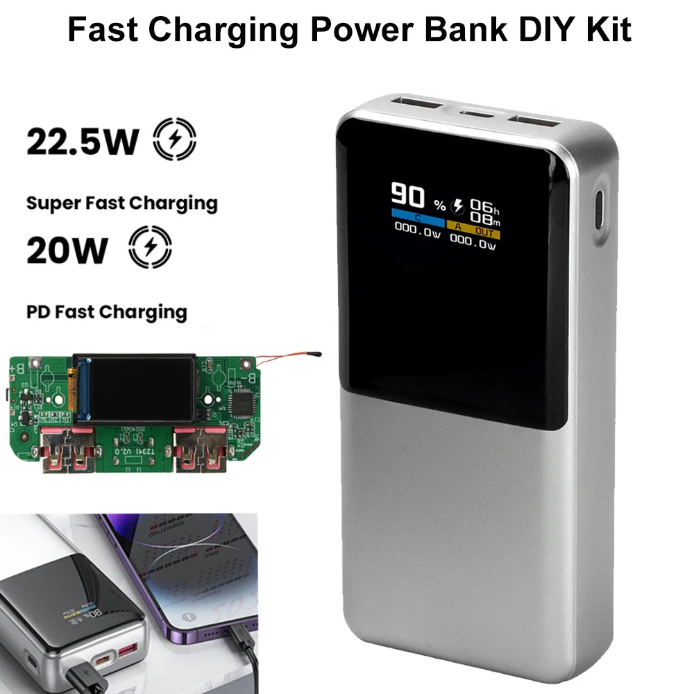 Diy Electronics Module 999 Store - 22.5W Fast Charging Module Power Bank