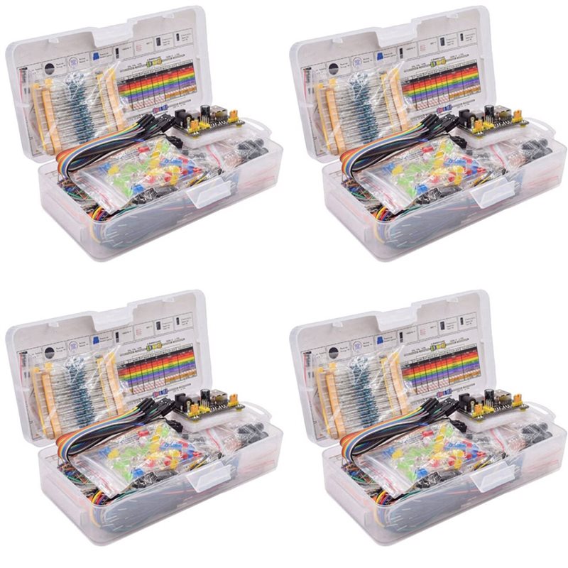 Diy Electronic Components - JABS-4X New Breadboard Set Electronics Component