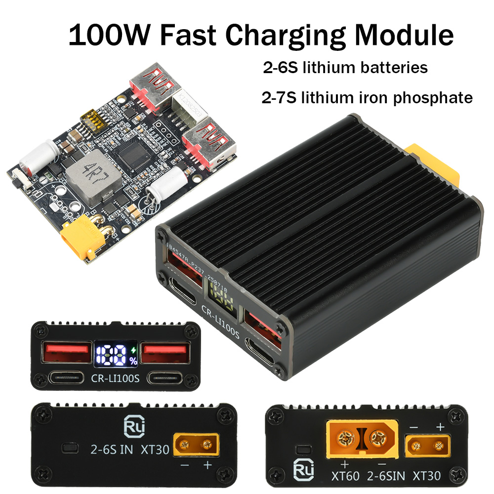 Diy Electronics Module 999 Store - 2-7S 100W Fast Charging Module Power