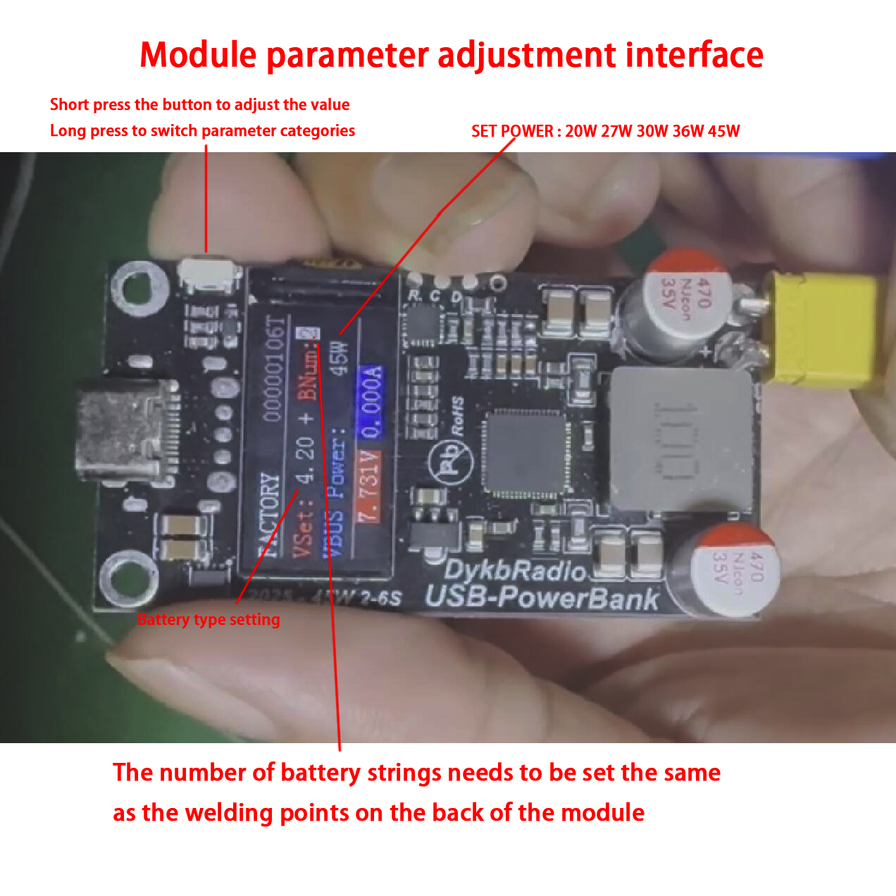 PD3.1 45W fast charging IP2369 - Diy Electronics Module 999 Store review and price