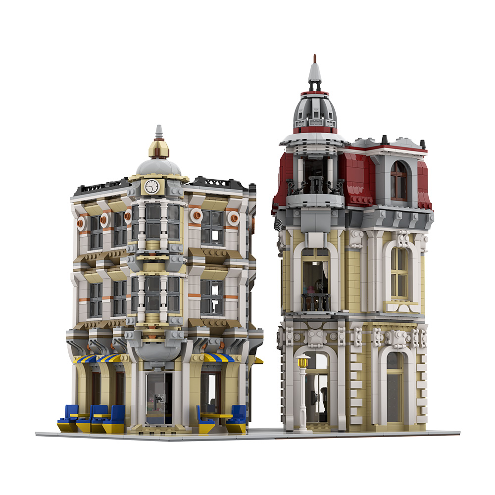 Gobricks MOC Street View Corne - Diy Electronics Stores review and price