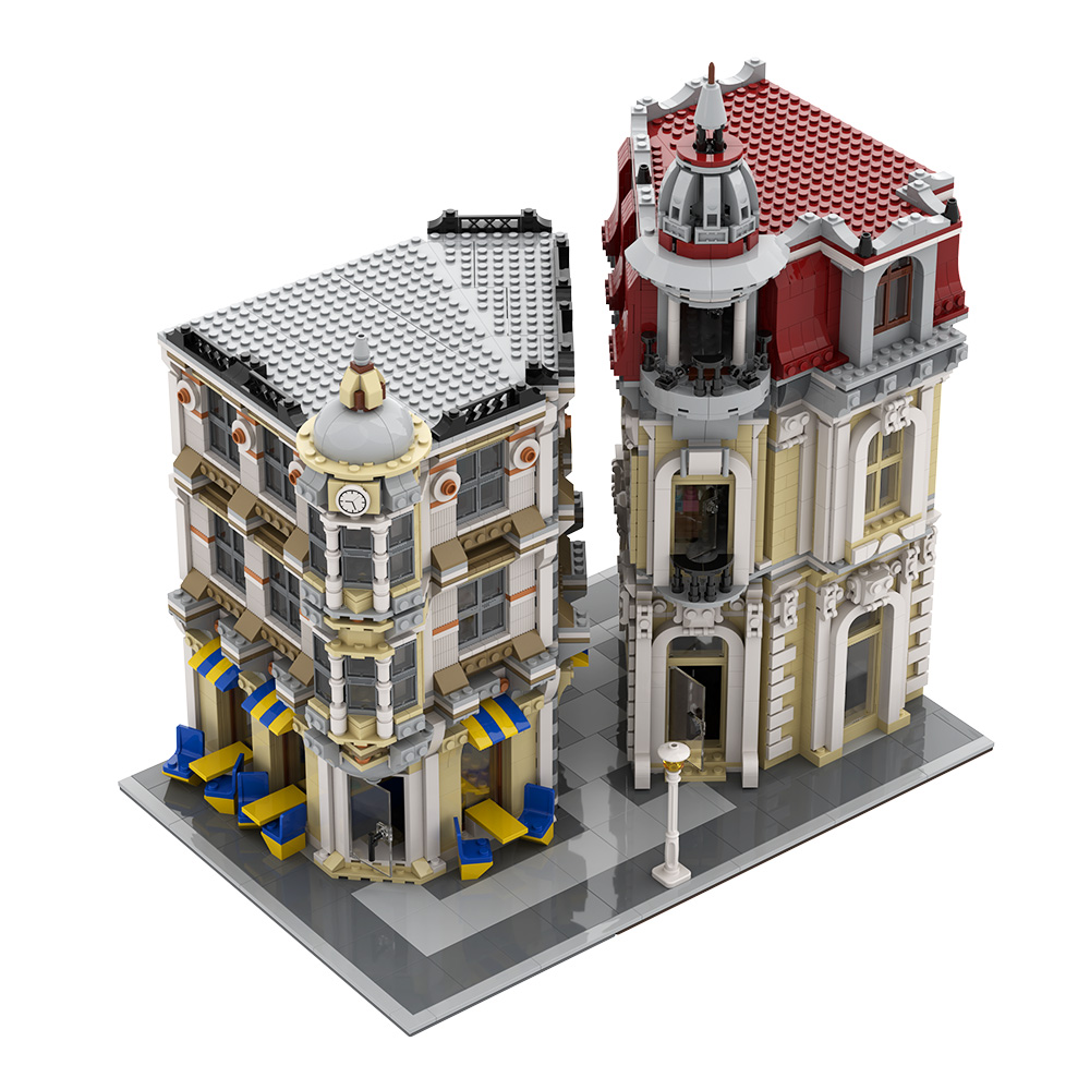 Gobricks MOC Street View Corne - Diy Electronics Stores review and price