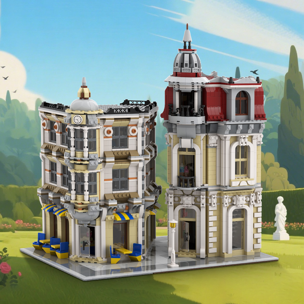 Gobricks MOC Street View Corne - Diy Electronics Stores review and price