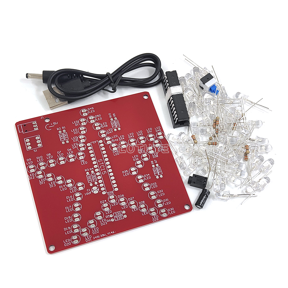 Colorful Dazzling LED Pentagra - Diy Electronics Kits For Kids review and price