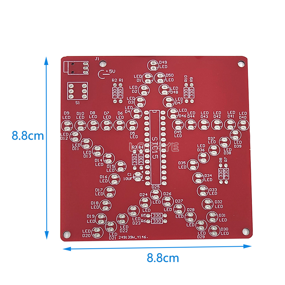 Colorful Dazzling LED Pentagra - Diy Electronics Kits For Kids review and price