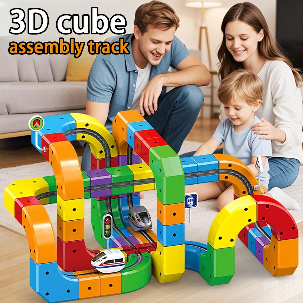 DIY Assembly Magic Track Train - Diy Electronics Toys review and price