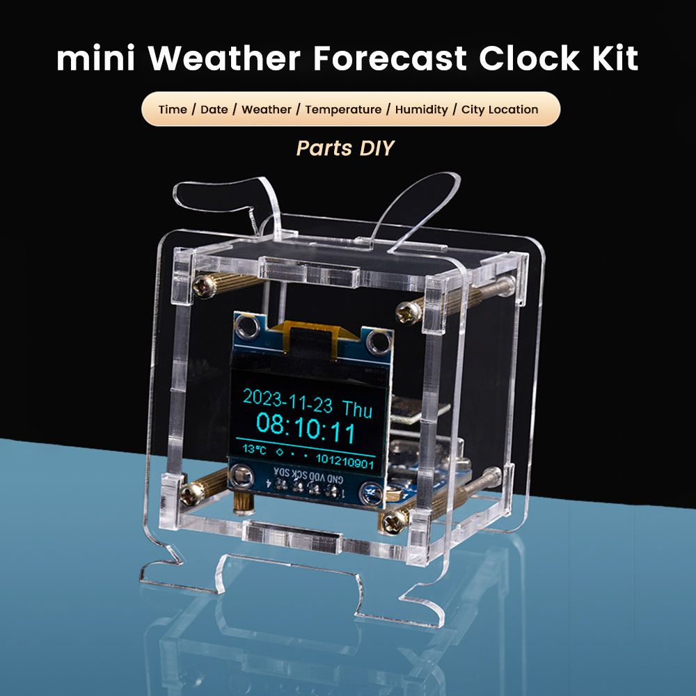 ESP8266 DIY Digital Clock Kit  - Diy Soldering Station No Electronics review and price