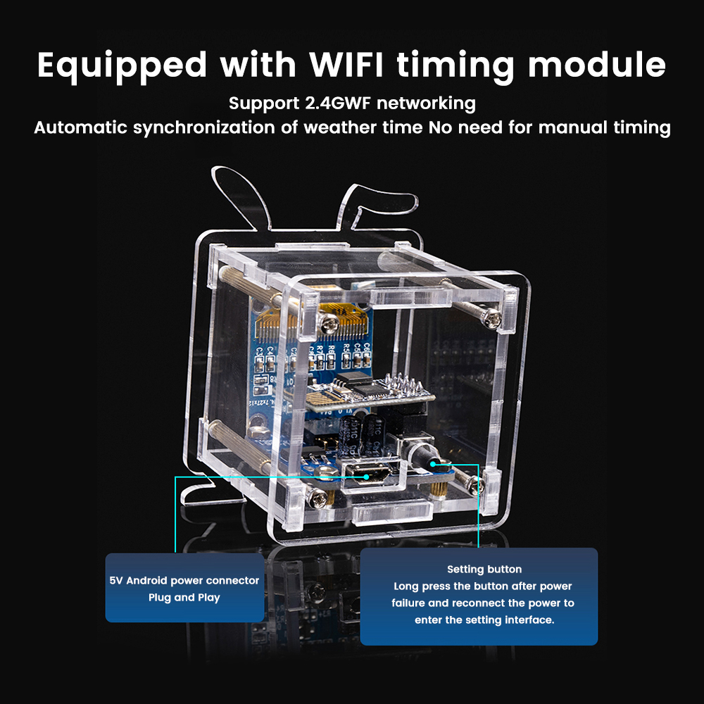 ESP8266 DIY Digital Clock Kit  - Diy Soldering Station No Electronics review and price