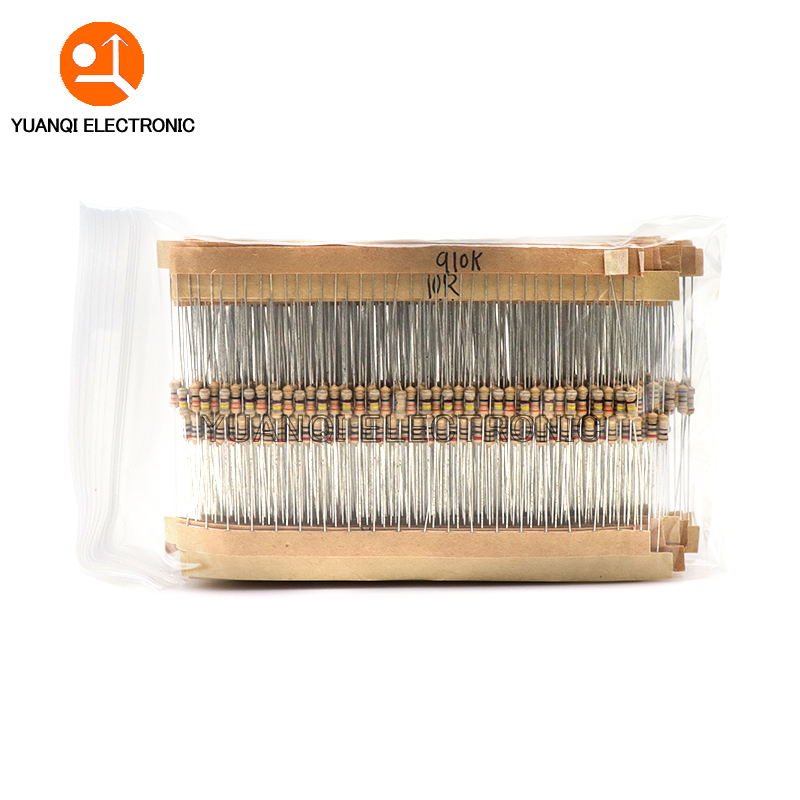 860pcs 1/4W Carbon Film Resist - Resistor Kit 1 4W review and price