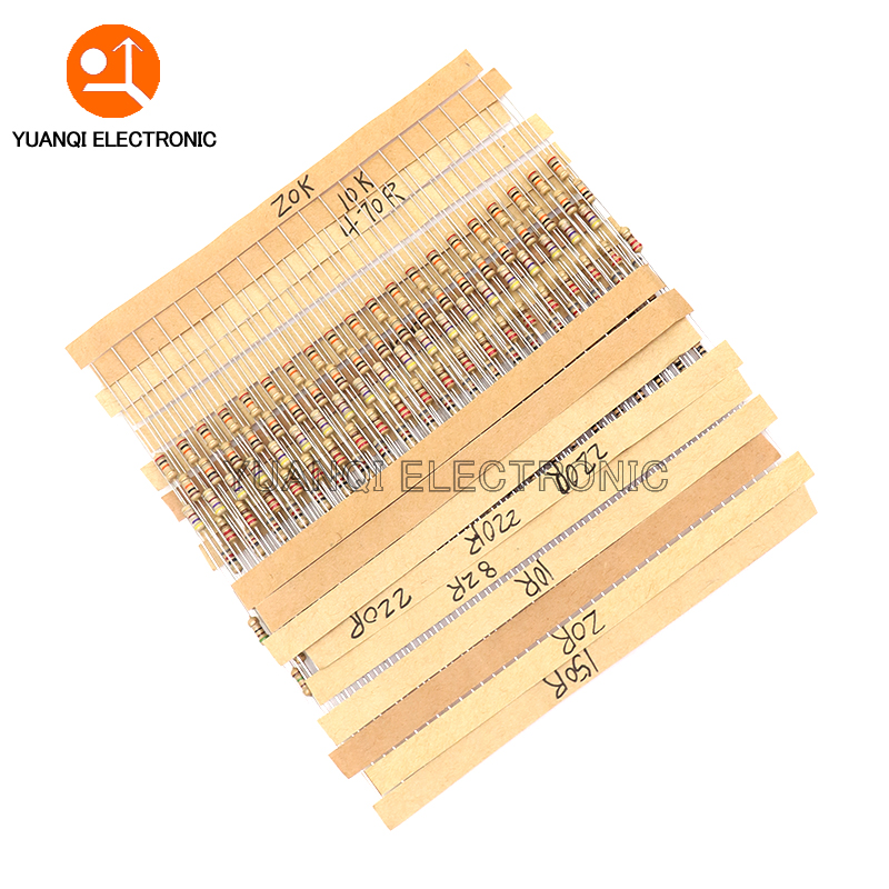 860pcs 1/4W Carbon Film Resist - Resistor Kit 1 4W review and price