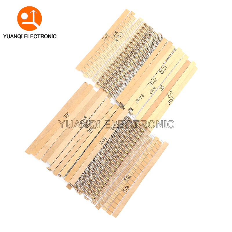 860pcs 1/4W Carbon Film Resist - Resistor Kit 1 4W review and price