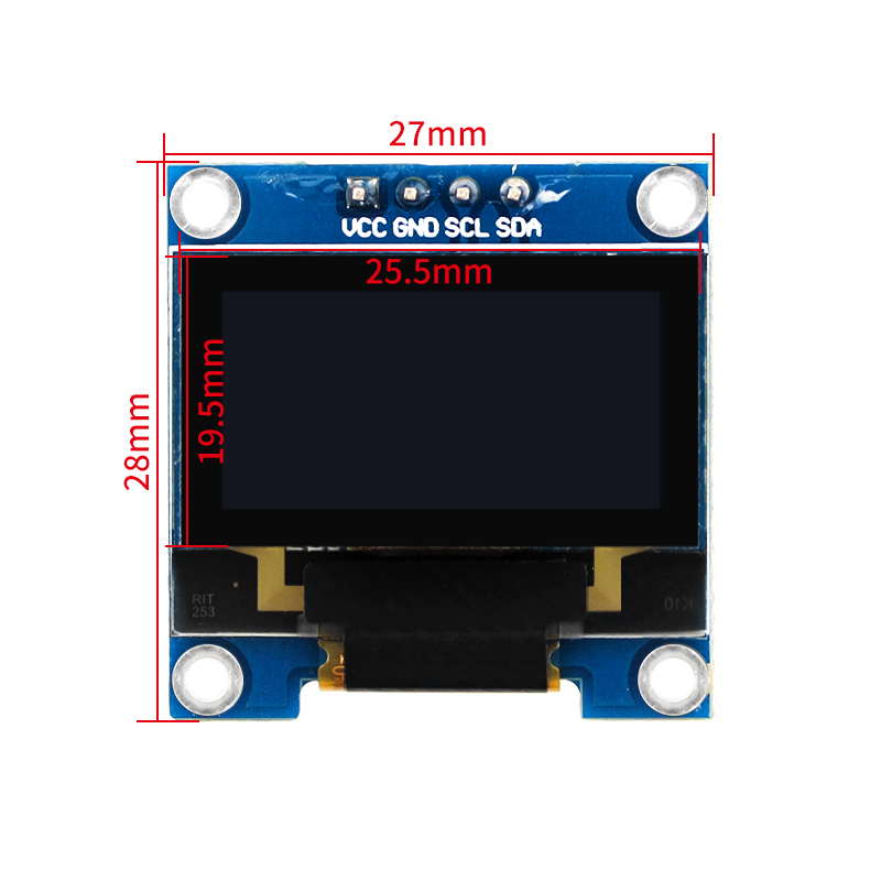 0.96 Inch OLED SSD1306 I2C IIC - Raspberry Pi Zero review and price