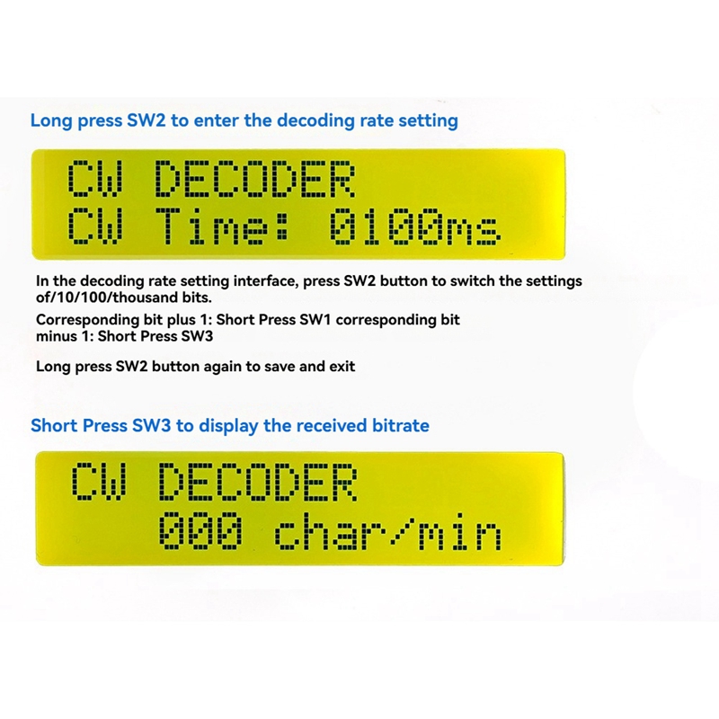 A56G-Upgraded CW Morse Code De - Diy Electronic Components review and price