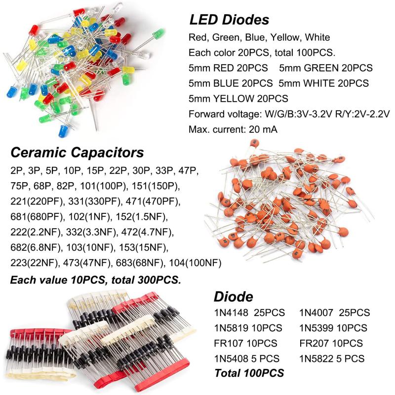 New 1400PCS Basic Electronic C - Diy Electronic Components review and price