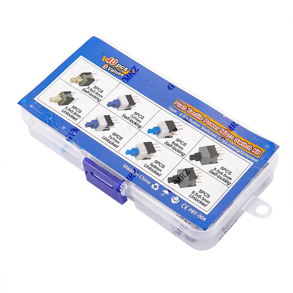 40PCS 8Values Push Tactile Mic - Diy Electronics Parts review and price