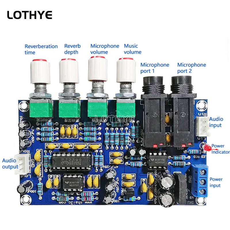 PT2399 Microphone Amplifier Bo - Diy Electronic Components review and price