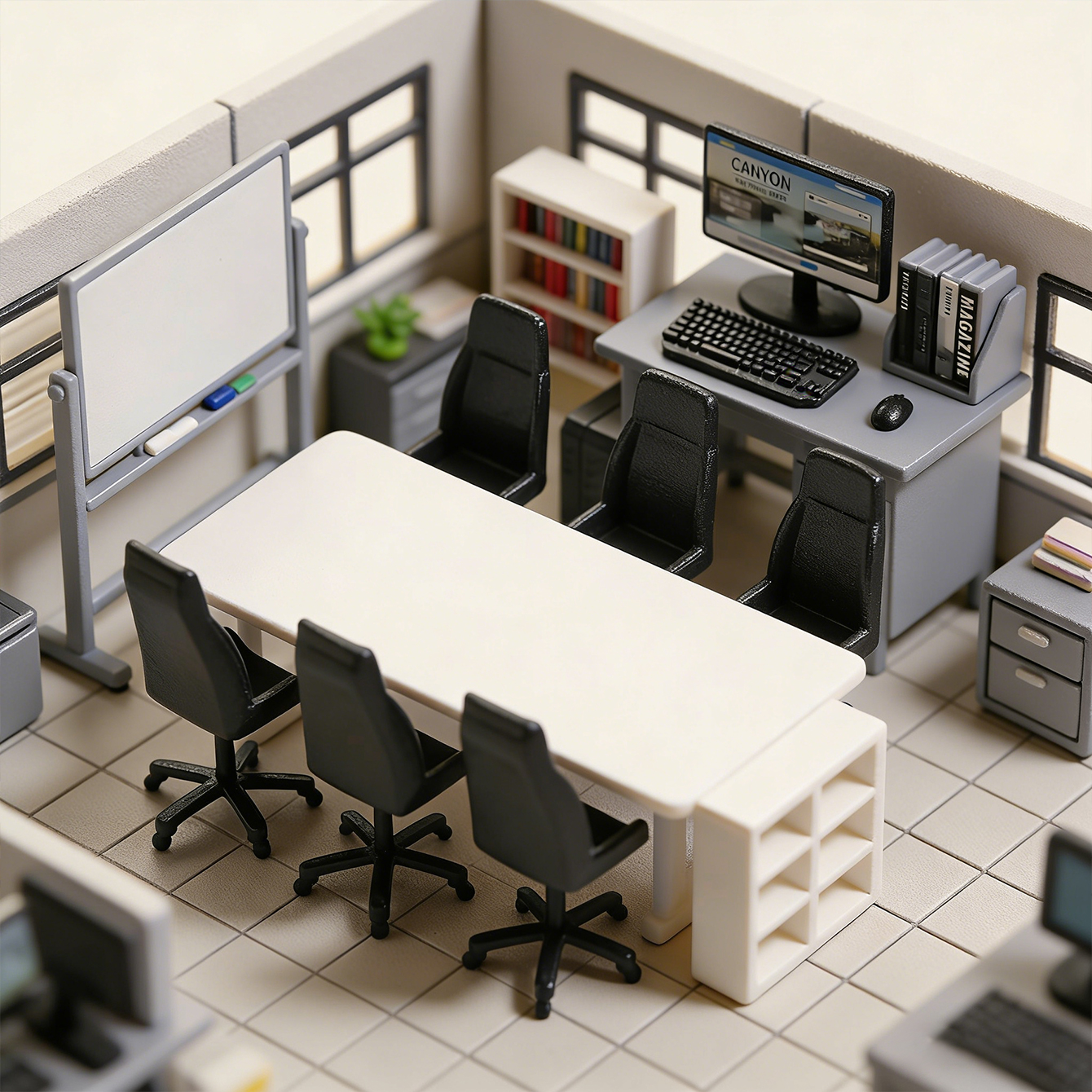 Miniature desk computer set: m - Diy Electronics Housing review and price