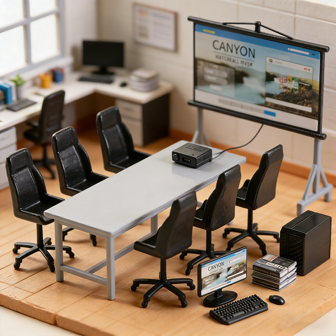 Miniature desk computer set: m - Diy Electronics Housing review and price