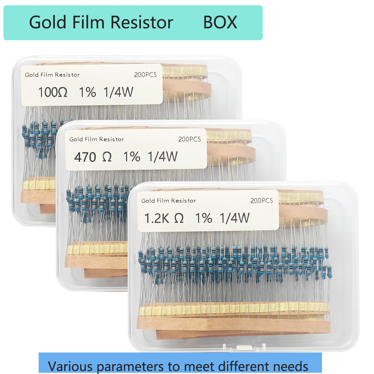 200PCS 1/4W 1% Precision Metal - Resistor Kit 1 4W review and price