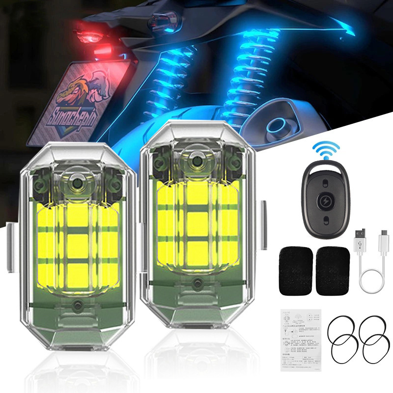1/2/4Pc Remote Motorcycle Ligh - Diy Rc Electronics review and price