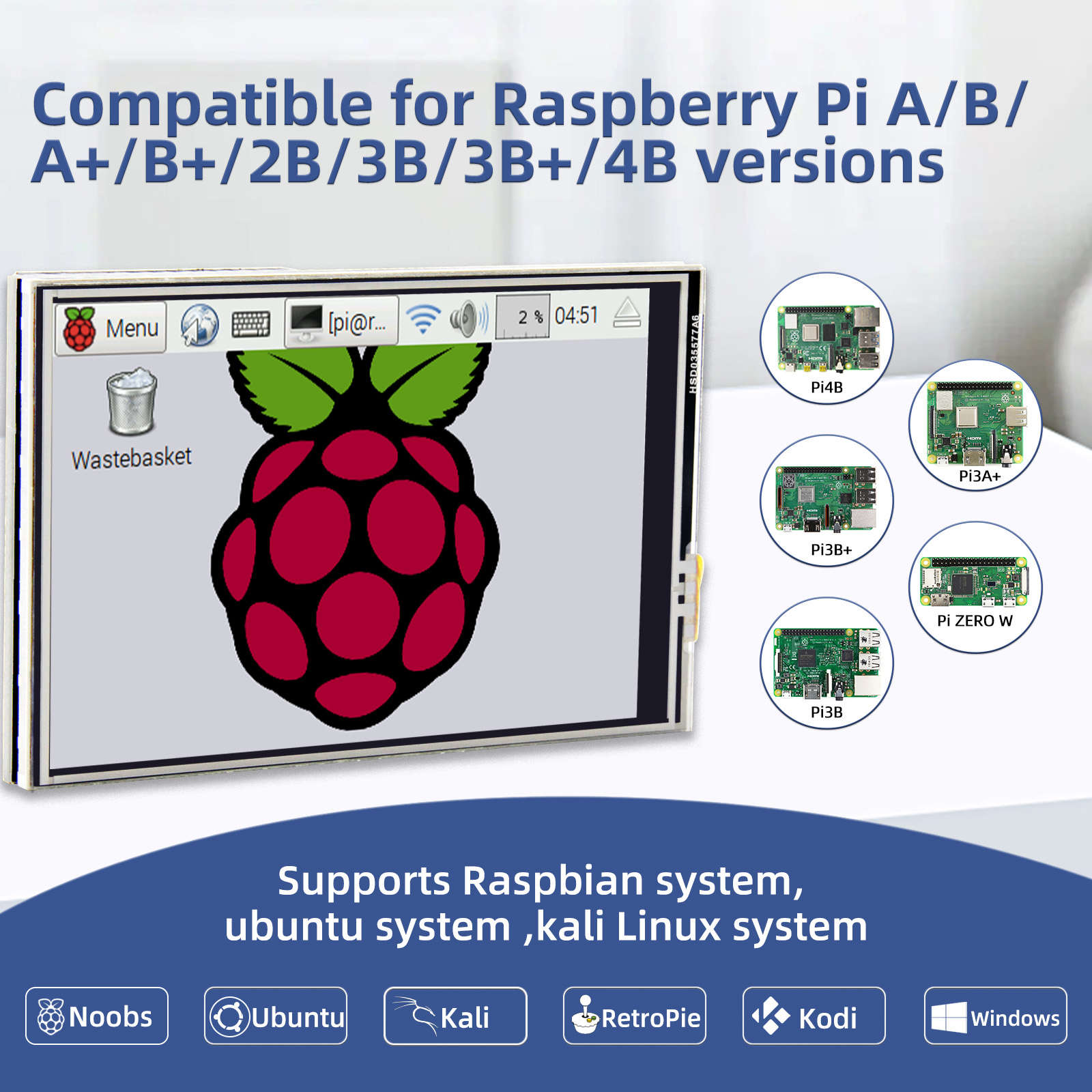 iPistBit 3.5 Inch Display for  - Raspberry Pi Zero review and price