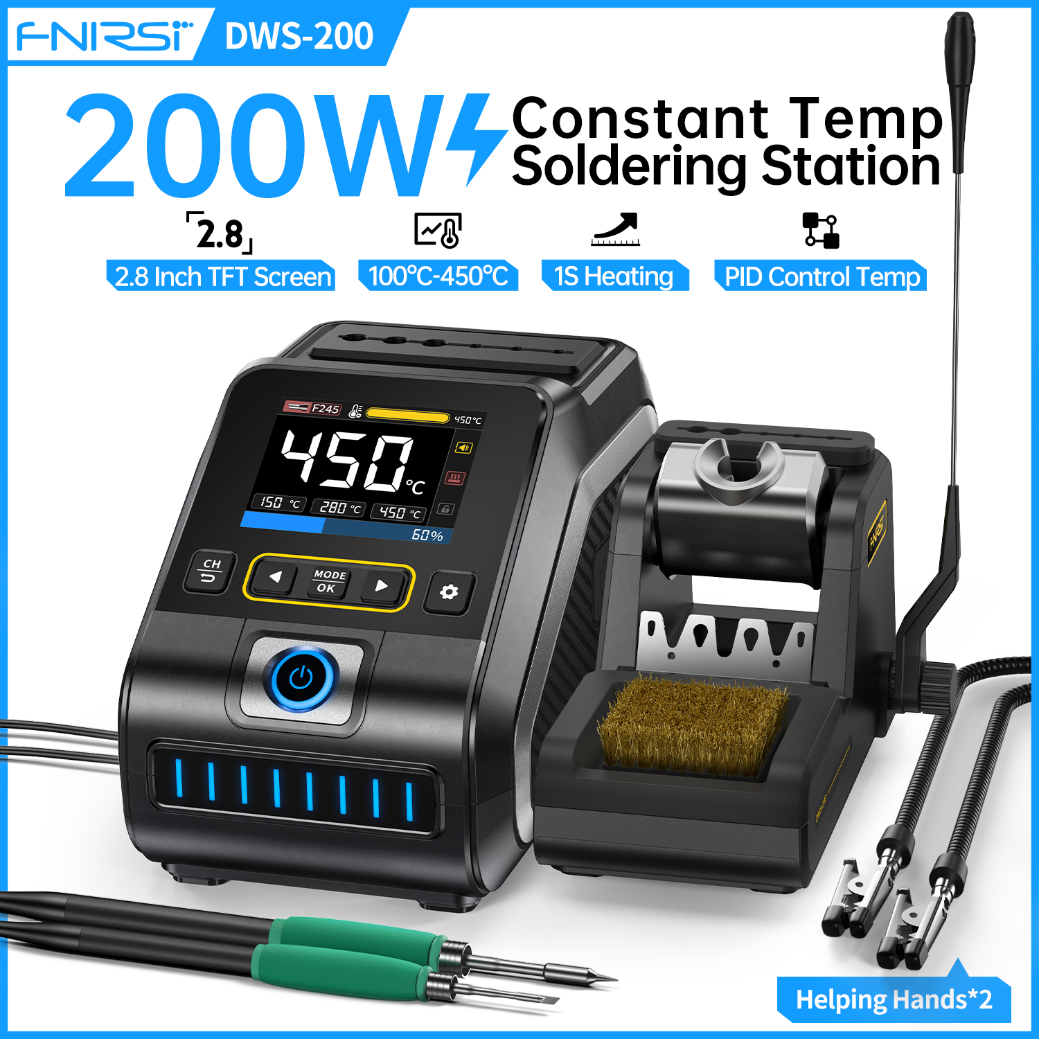 FNIRSI DWS-200 Electronics Sol - Diy Soldering Station No Electronics review and price