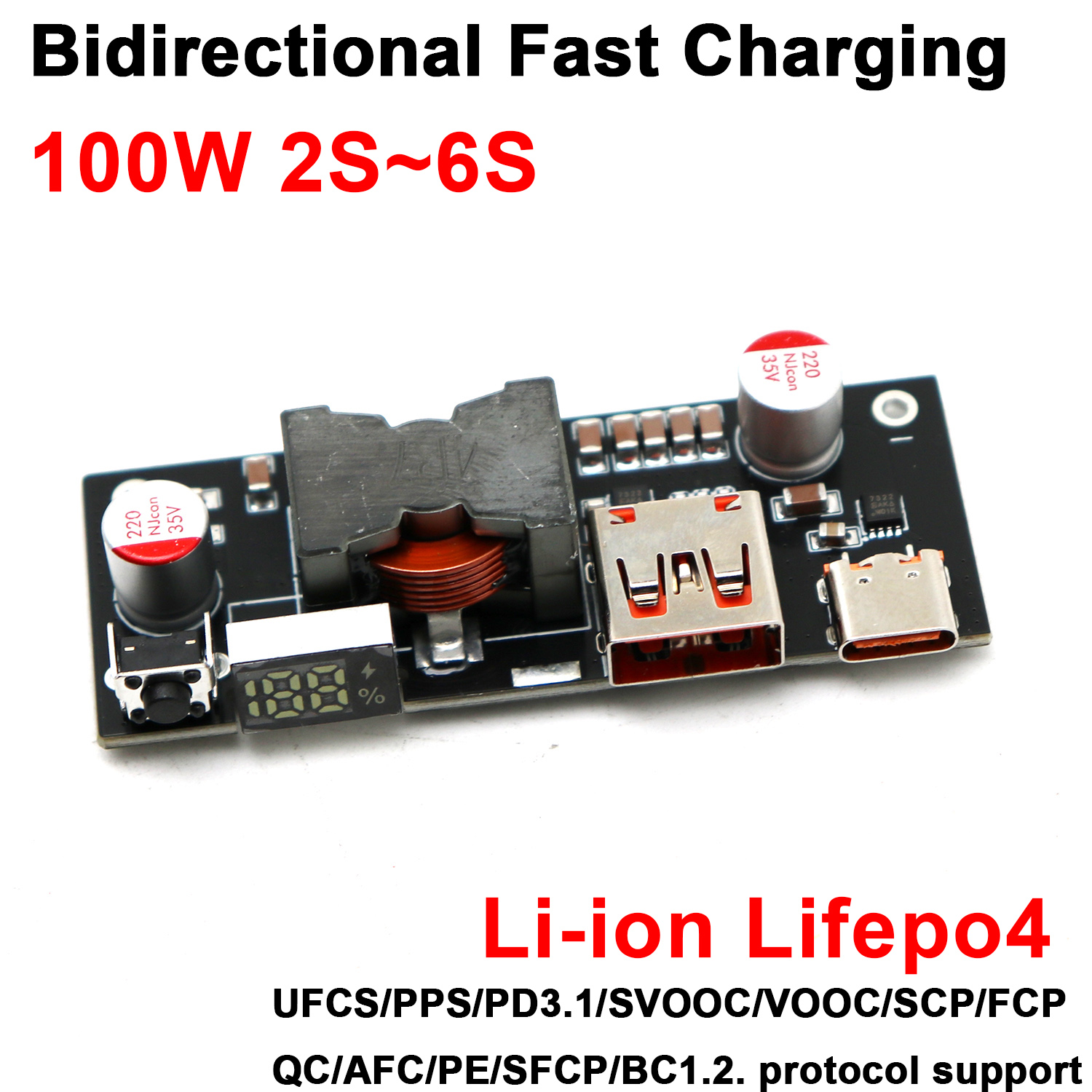 PD3.1 100W Bidirectional fast  - Diy Electronics Module 999 Store review and price