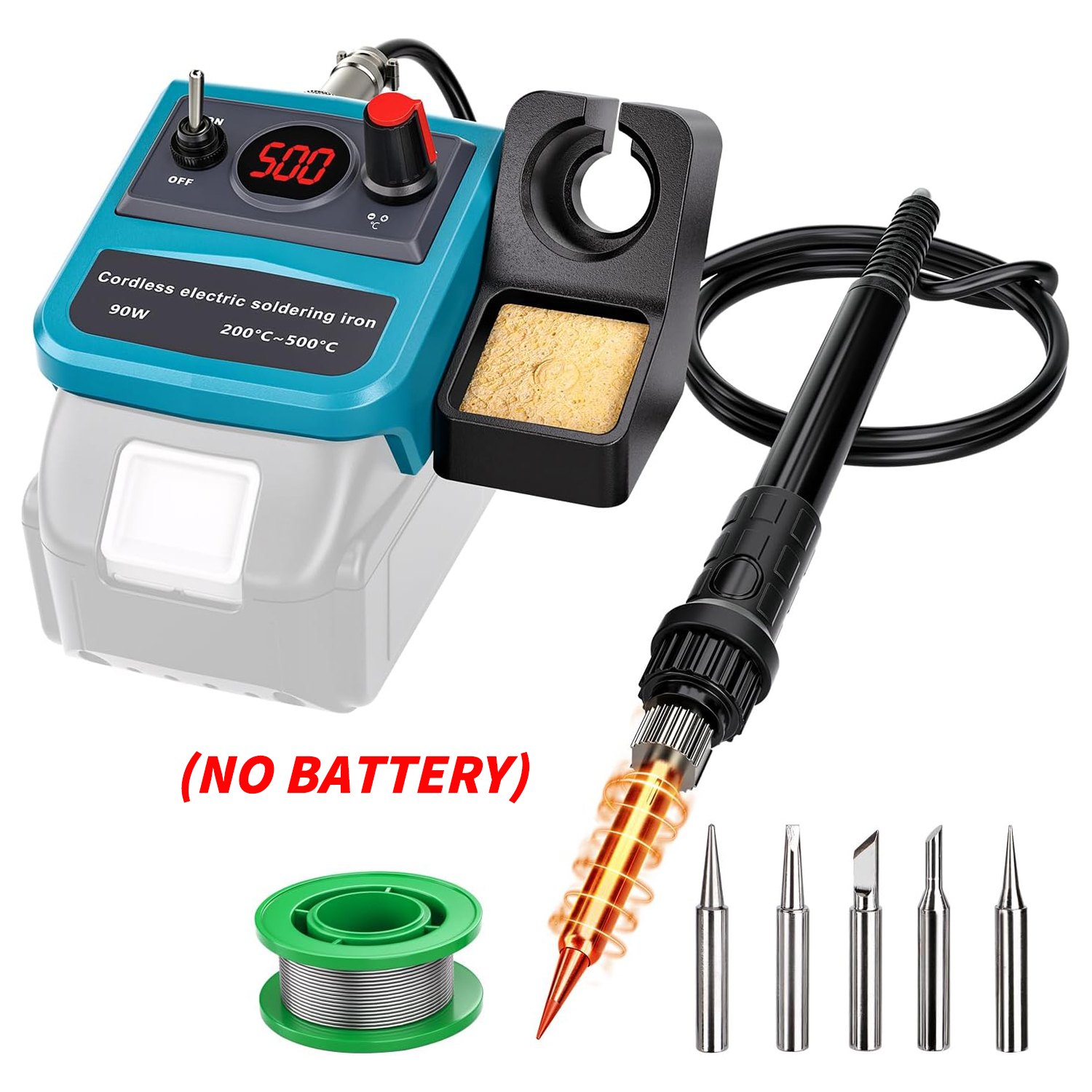 90W LED Digital Cordless Solde - Diy Electronics Hobby review and price