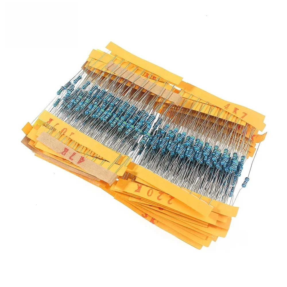 500PCS 1% 1/4W Metal Film Resi - Resistor Kit 1 4W review and price