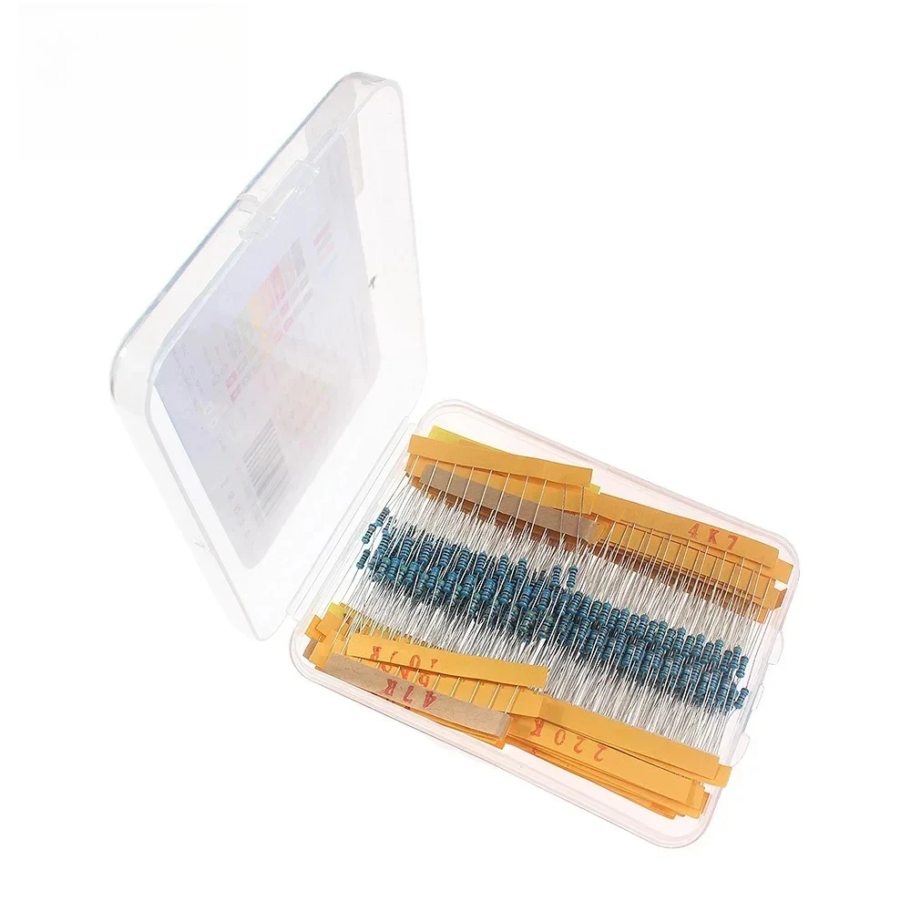 500PCS 1% 1/4W Metal Film Resi - Resistor Kit 1 4W review and price