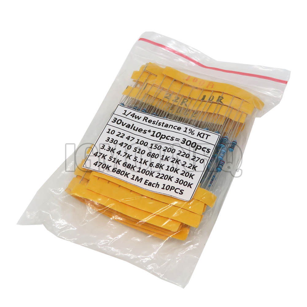 600pcs/set 30 Kinds 1/4W Resis - Resistor Kit 1 4W review and price