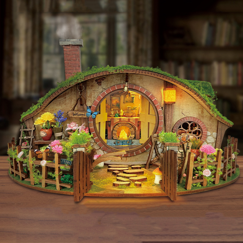 Wooden DIY Magic Ring Dollhous - Diy Electronics Housing review and price