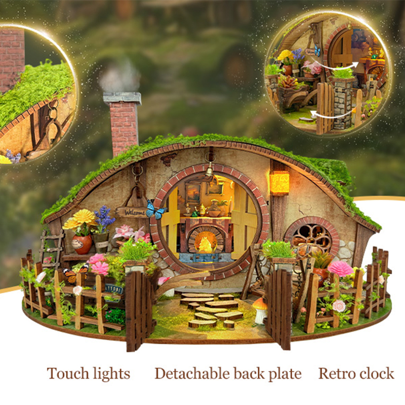 Wooden DIY Magic Ring Dollhous - Diy Electronics Housing review and price