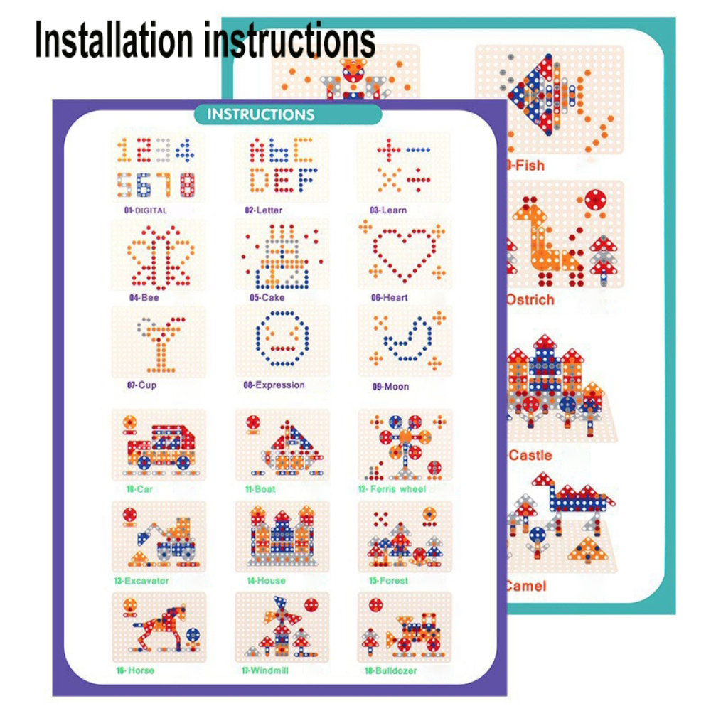 450Pcs Kids STEM Drill Set Cre - Diy Electronics Kits For Kids review and price