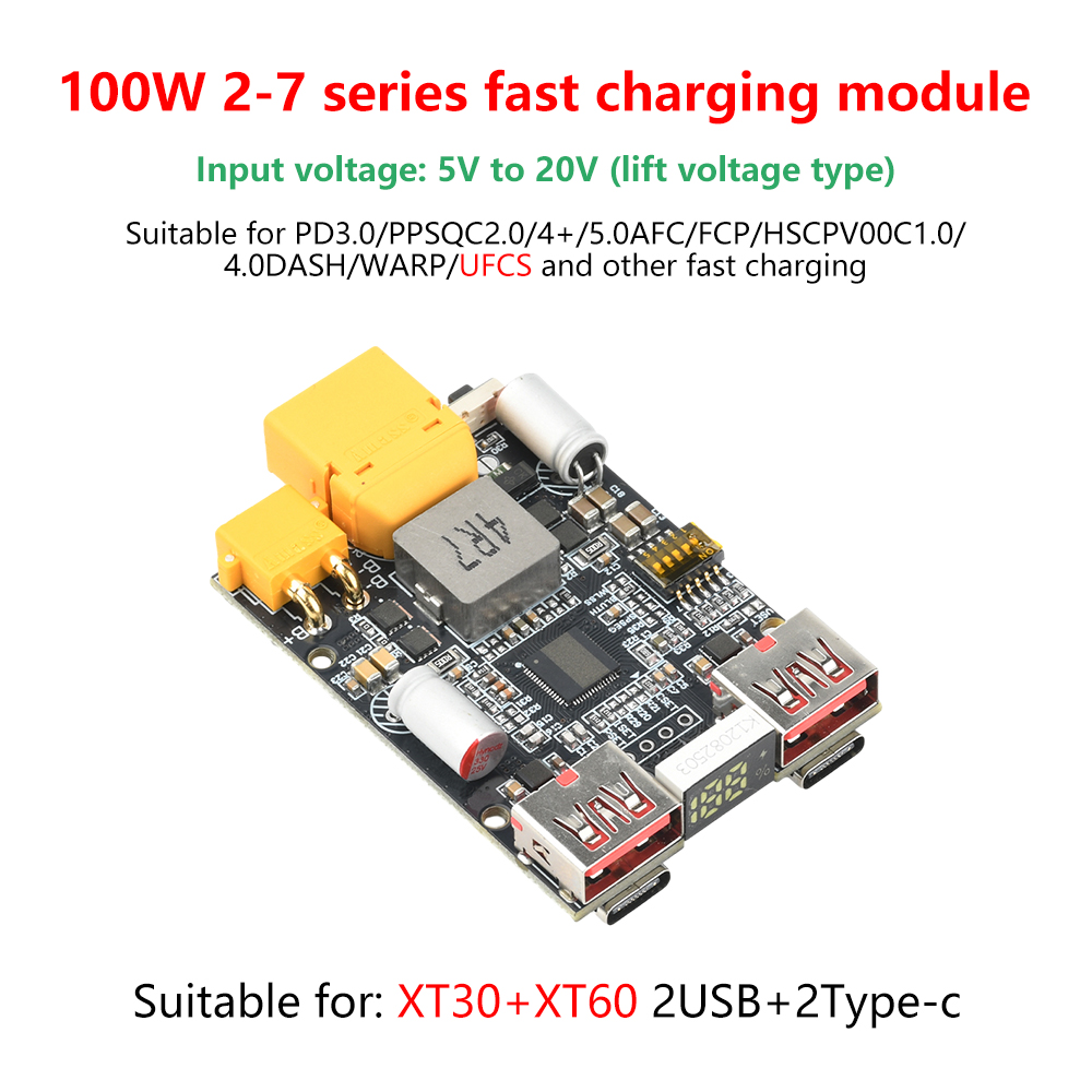 2-7S 100W Fast Charging Module - Diy Electronics Module 999 Store review and price