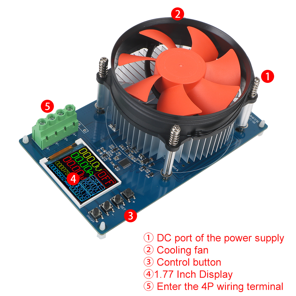 150W 20A DC Electronic Load 4- - Diy Electronics Module 999 Store review and price