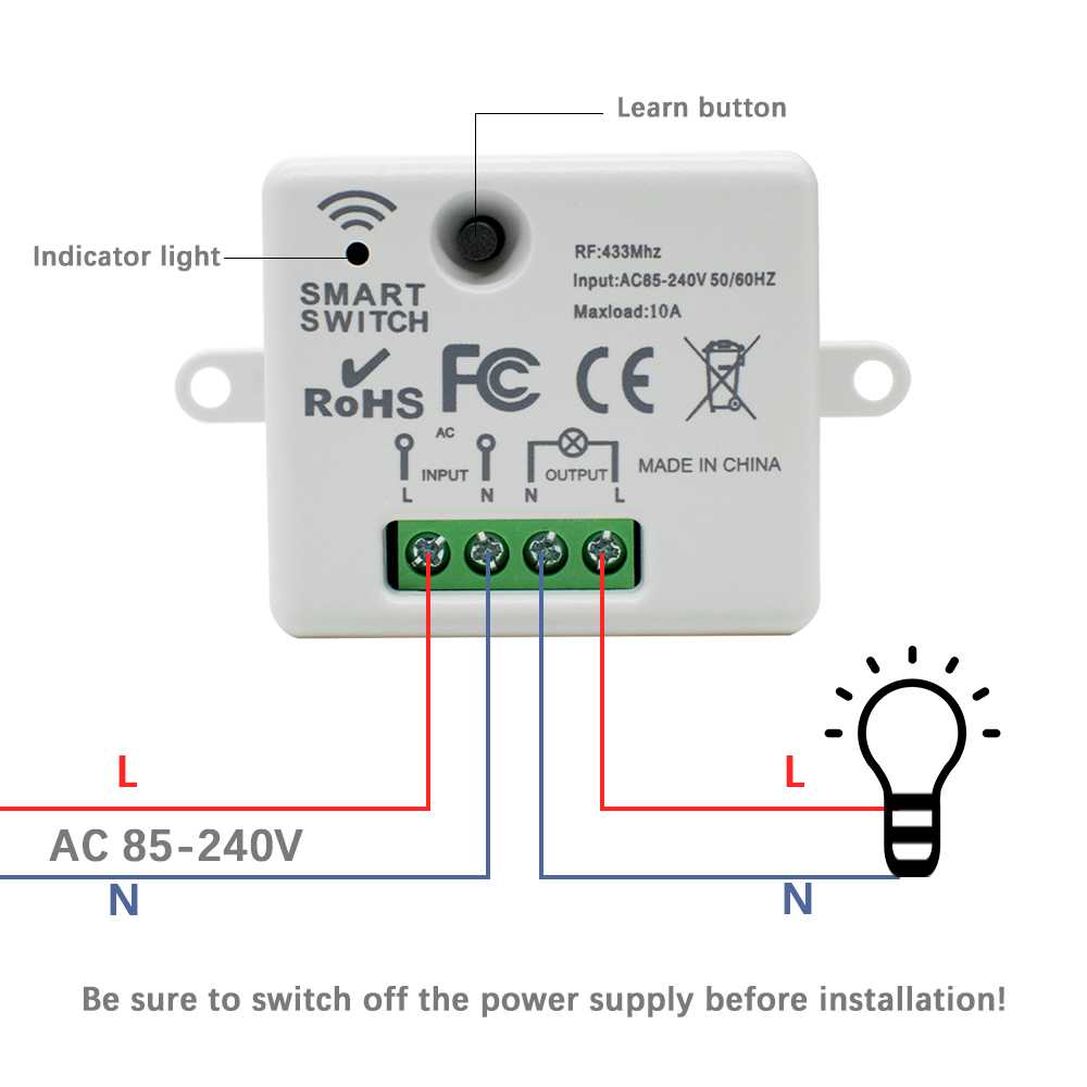220V 1CH Wireless Remote Contr - Diy Rc Electronics review and price