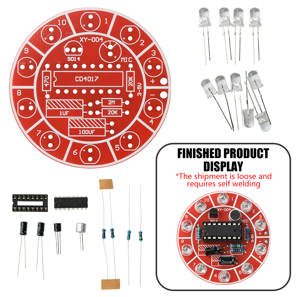 3–5V DC voice-controlled rotat - Diy Electronics Kits For Kids review and price