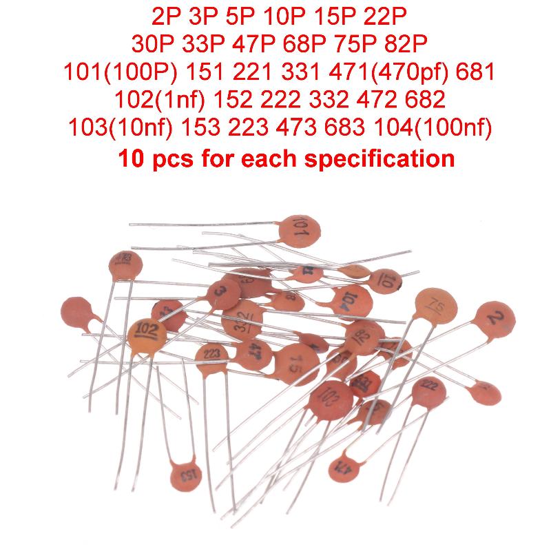 【Y】Assorted Ceramic Capacitor  - Diy Electronic Components review and price