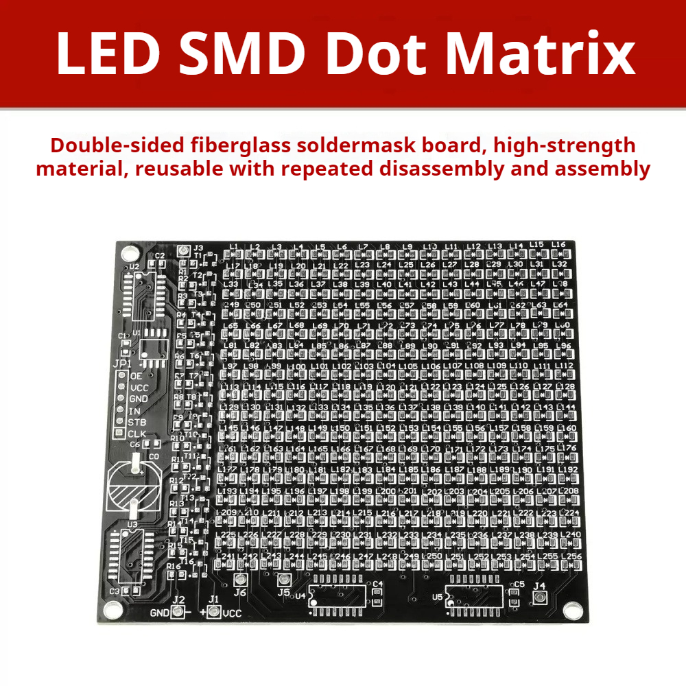 64/256 LED SMD Dot Matrix Adve - Diy Electronic Components review and price